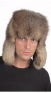 Cappello pelliccia in volpe crystal per uomo - stile Russo
